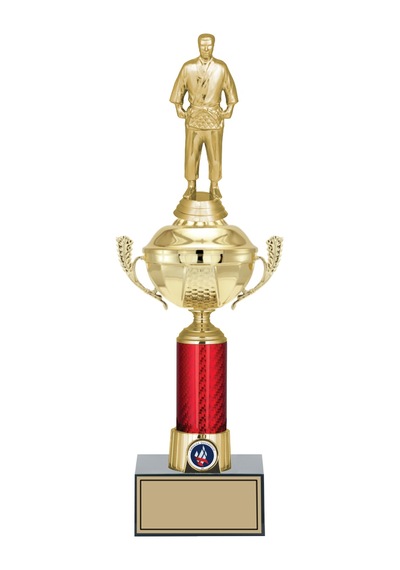Odak Kupa - Figürlü Kupalar - Judo / Karate Figürlü Kupalar Fg-054 C - 41 Cm Altın - Beyaz