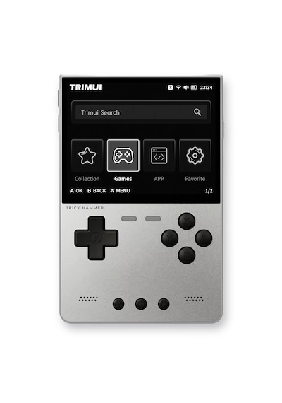 Trimui Brick Hammer Retro El Konsolu - 128GB Gri