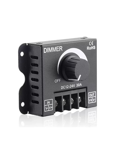 DC 12V – 24V 30A Led Sürücü Dimmer  360W 720W Led Sürücü Voltaj A
