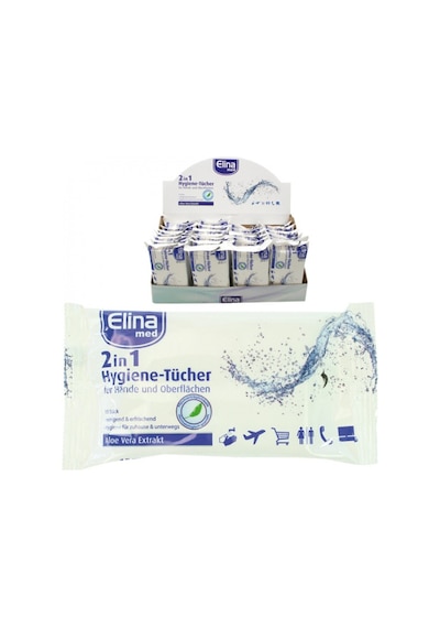 Elina Med Cep İslak Mendil 15li Aloevera Seyahat Tipi Islak Mendil