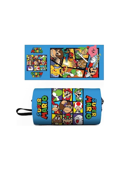 Super Mario Çok Büyük Kapasiteli Çok Bölmeli Kalem Kutu
