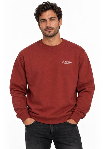 Jack & Jones Jjearchıve Graphıc Sweat Crew Neck Noos Kiremit Erkek Sweatshirt 12287995