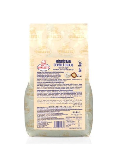 Ovalette Hindistan Cevizi Draje 1 Kg