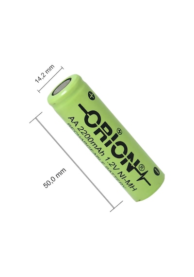 Orion 2200 mAh 1.2 V AA Ni-MH Şarj Edilebilir Kalem Pil