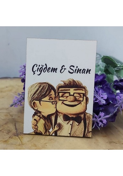 Kişiye Özel Ahşap Baskılı Magnet(30 Adet)