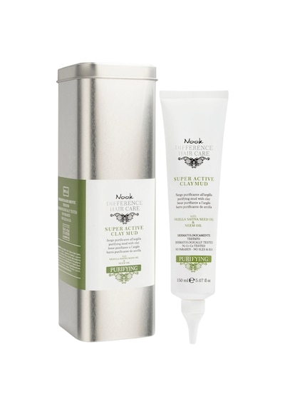 Nook DHC Purifying Yağlı Kuru Kepekli Saç İçin Derinlemesine Arındırıcı Çinko İçeren Saç Derisi Kil Maskesi 150 ML