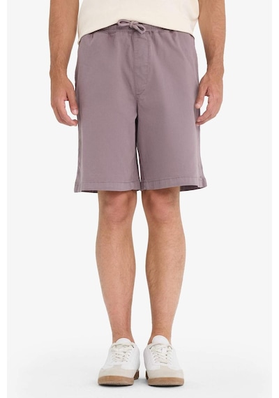 Defacto Baggy Fit Beli Bağcıklı Bermuda Şort E1047ax25smgr304 Gri