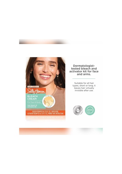 Sally Hansen Bleach Cream Yüz Ve Vücut İçin Tüy Sarartıcı Krem Seti