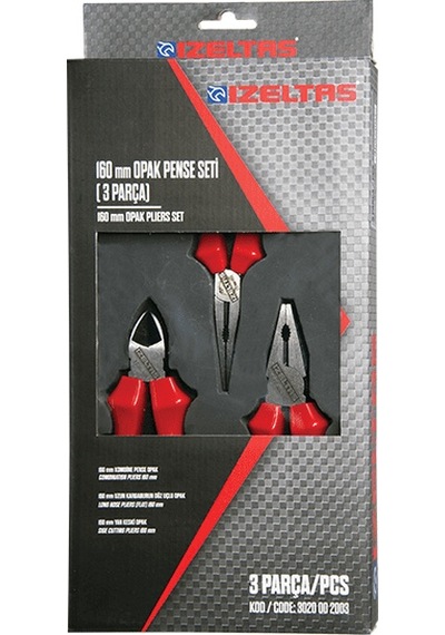 Pense Yankeski Karga Burun 160 Mm 3 Parça Set