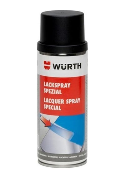 Würth 650°C Isıya Dayanıklı Mat Siyah Boya 400Ml. Made In German