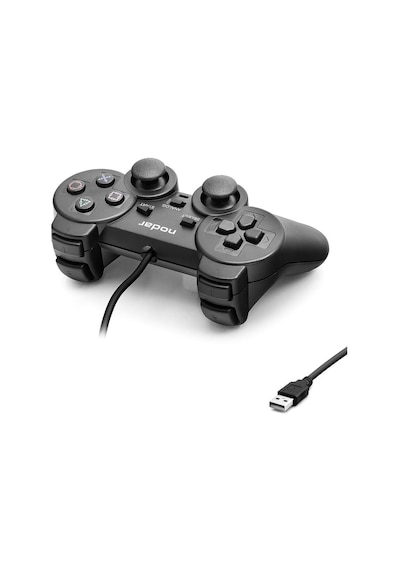Pc Uyumlu Kablolu Usb Gamepad Oyun Kolu - Siyah Nd401 Evimdeyokyok