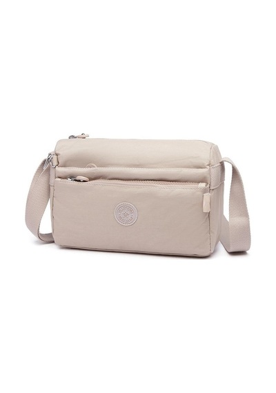 Smart Bags 1006 Krınkle Kumaş Postacı Çantası (Bej) Bej