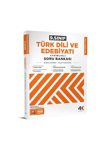 4k 2026 9. Sınıf Türk Dili Ve Edebiyatı Etkinlikli Soru Bankası
