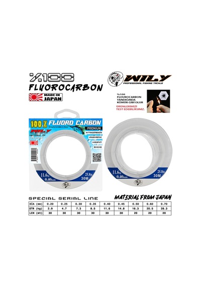 Flouro Carbon Misina 30 Mt 0,70 - 20 Metre