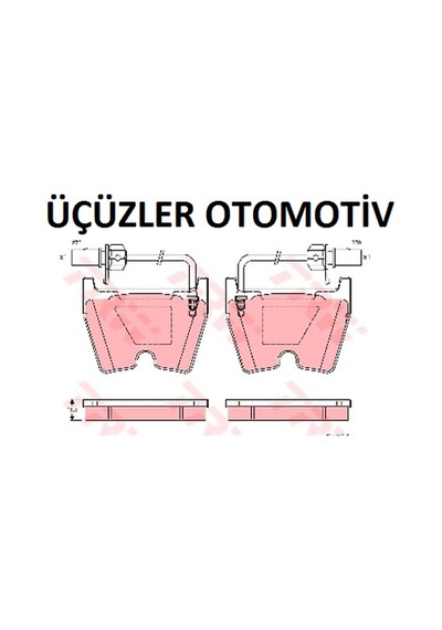 Ön Fren Balatası Phoeton Motion 4B3698151A 3D0698151A