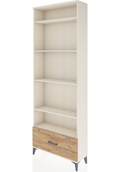 Arges Dolap 5 Raflı Tek Çekmeceli 88x30x243 Aytaşı-çam Aytaşı