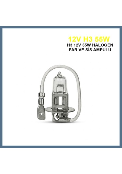 Buradabulabilirsin Trifa H3 Halojen Far Ampülü 12v 55watt Sarı Bbz