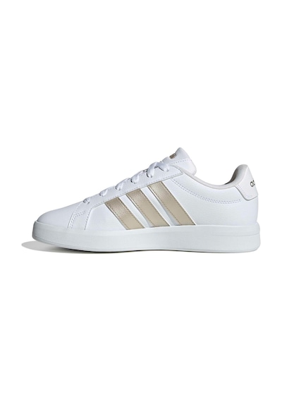 Adidas Grand Court Base 3.0 Beyaz Kadın Sneaker Beyaz-altın Adidas Grand Court Base 3.0 Beyaz Kadın Sneaker Beyaz-altın