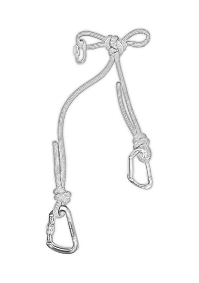 Göbek Bağı Karabinalı - Lanyard 10 Mm Turuncu - Sarı