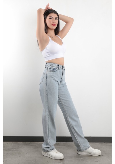 Giysa Jb Paris Boru Paça Yüksek Bel Boyfriend Jean %100 Pamuk Buz Mavi Kadın Kot Pantolon - 591-2139 Buz Mavi Giysa Jb Paris Boru Paça Yüksek Bel Boyfriend Jean %100 Pamuk Buz Mavi Kadın Kot Pantolon - 591-2139 Buz Mavi