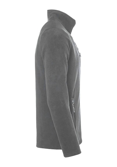 Genius Store Store Erkek Polar Tam Fermuarlı 3 Cepli Outdoor Polar Ceket Tactical Flecee Gri Koyu Gri