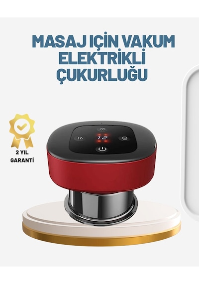 Akıllı Vakumlu Kupa Masaj Cihazı Hassasiyet Giderici Ve Rahatlatıcı Terapi Belirtilmemiş