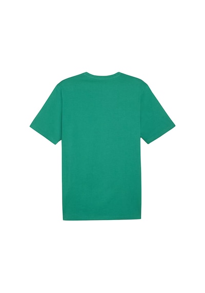 Puma Teamrise Logo Jersey Cotton Erkek Günlük Tişört - Yeşil 65870505