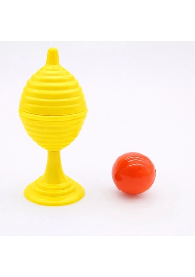 Sarı Renk Sihirli Kupa Top Kaybetme Oyunu 7 Cm