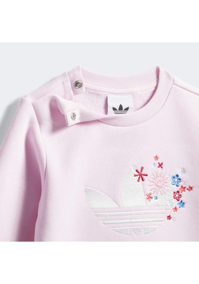 Adidas Kd1730 Crew Set Çocuk Eşofman Takımı Mor