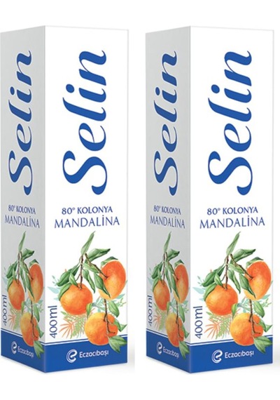 Selin Mandalina Kolonyası Pet Şişe 2 x 400 ML
