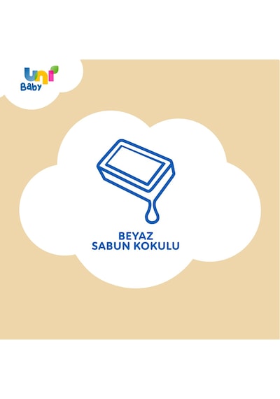 Uni Baby Pure Comfort Beyaz Sabun Kokulu Islak Mendil 24'lü