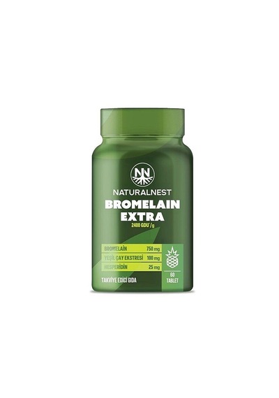 Naturalnest Bromelain Extra 2400gdu Takviye Edici