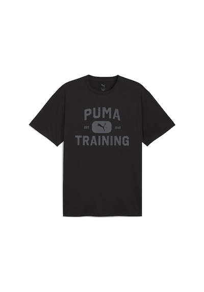 Puma 526568-51 M Graphics Traın Logo Rlxd Tee Tişört Erkek T-shirt SIYAH