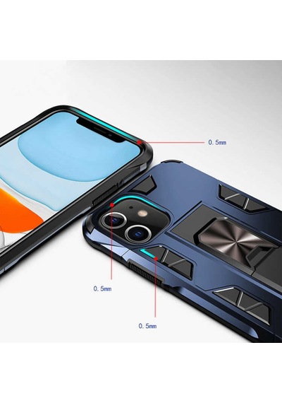 Apple Uyumlu iPhone 11 Kılıf Wolverine Armour Case