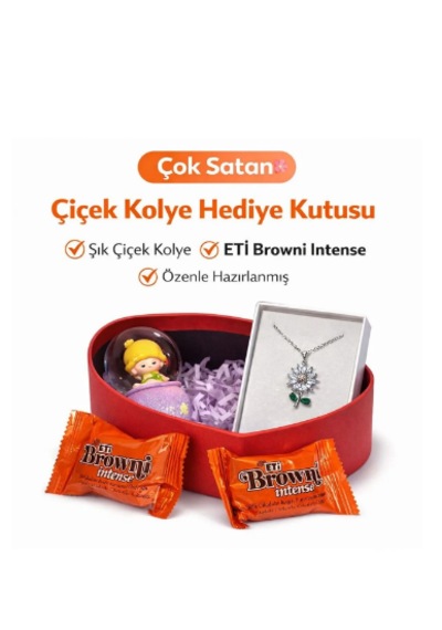 Papatya Falı Hediye Kutusu: "seviyor" Çıktı 10-25mm 5yards