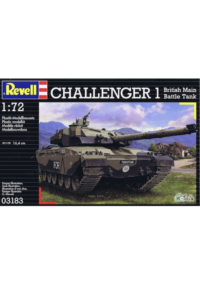 Revell 1/72 British Main Battle Tank Challenger 1 Tank Model Yapım Kiti