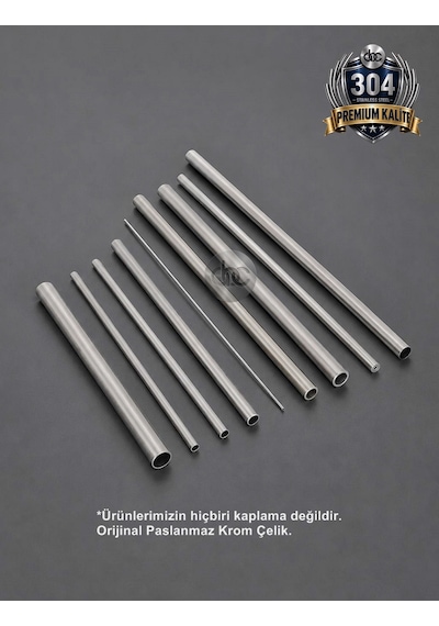 Paslanmaz Boru - 48 X 2mm - Krom Çelik