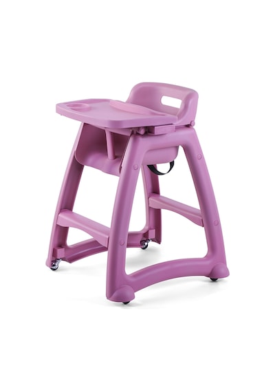 Plastik Mama Sandalyesi Pembe