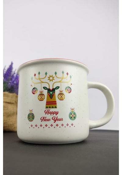 Digithome New Year Yılbaşı Kupası 360 Cc Desen 5 Thn10800