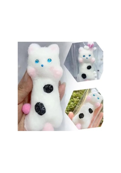 Lrs Store Kedi Sukuşi Yumoş Jel Gerginlik Oyuncağı Kedicik Model Squishy Elastik Kedi Patisi Taba