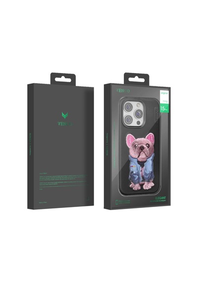 Venco Apple İphone 14 Pro Max Cute Desenli Kapak - Siyah 0.2M-Çok Renkli