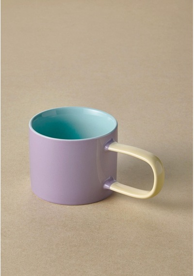 The Mia Rainbow Porselen Kupa Mor 270 Ml