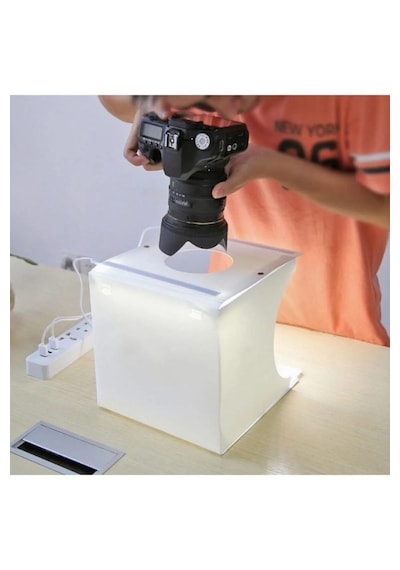 Yenilzd Mini Stüdyo 40x40 Led Işıklı Ürün Fotoğraf Çekim Çadırı