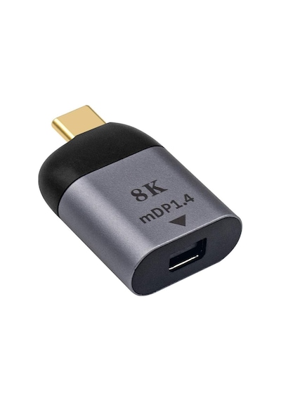 Usb C-mini Displayport Adaptör 4k 60hz, Usbc Erkekten Mini Displayport Dişi Adaptör Macbook İle Uyumlu Pro 2019 2018/ipad Pro/dell Xps İle Uyumlu S1720