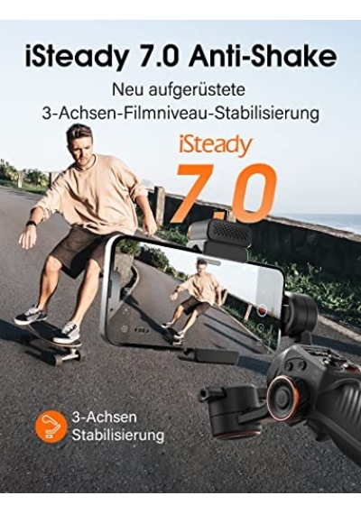 M6 Kit 3 Eksenli Cep Telefonu Stabilizatörü Manyetik Aı Izleyicili Gimbal Akıllı Telefon Ayarlanabilir Cct Rgb Iş Diğer