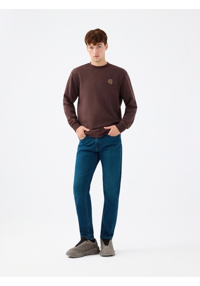 Erkek Sweat Lf2041388 Brown Kahverengi