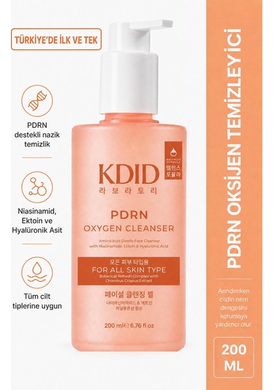 Kdid Pdrn Oxygen Cleanser 200 Ml