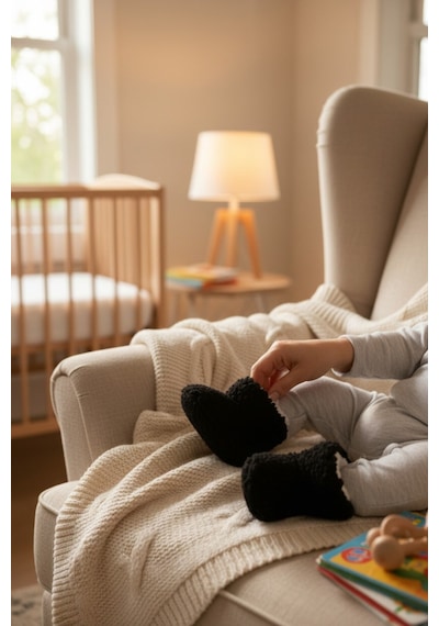 Balbeybi Siyah Bebek Panduf Kaydırmaz Taban Welsoft Yumuşak Patik Kışlık Unisex İlk Adım Pandufu Siyah Balbeybi Siyah Bebek Panduf Kaydırmaz Taban Welsoft Yumuşak Patik Kışlık Unisex İlk Adım Pandufu Siyah
