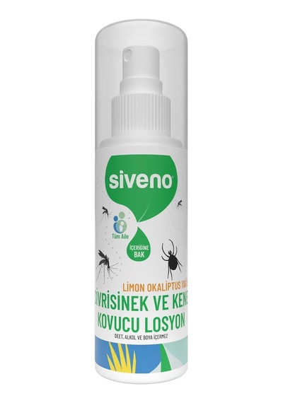 Siveno %100 Doğal Sivrisinek Ve Kene Kovucu Sprey Krem 100 Ml