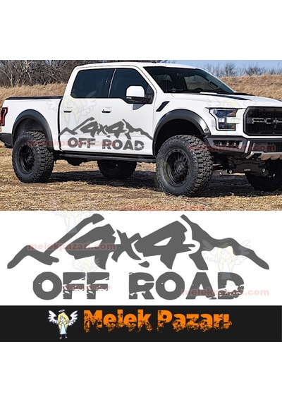 4X4 Off Road Araba Sticker - Oto Sticker